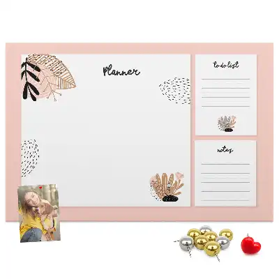 Bedruckte Korkplatte Planer Notizbuch