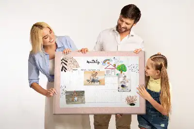 Pinnwand Monatsplaner mit Blumen