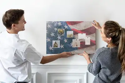 Kork Pinnwand Amerikanische Flagge
