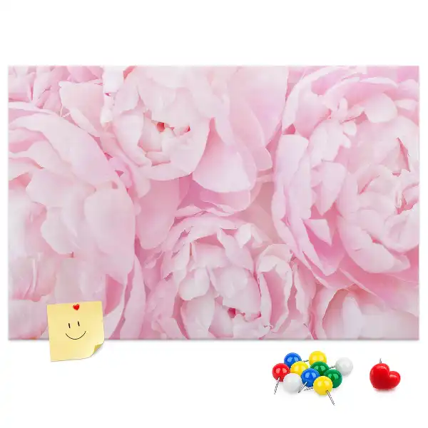 Kork Pinnwand Floristisches Motiv der Blüte