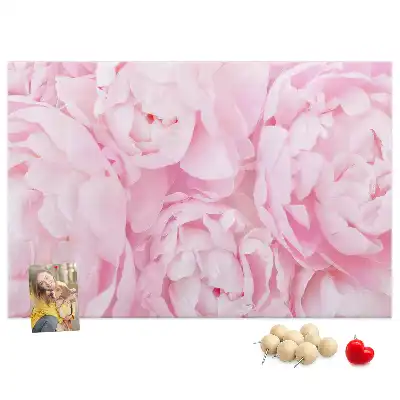 Kork Pinnwand Floristisches Motiv der Blüte