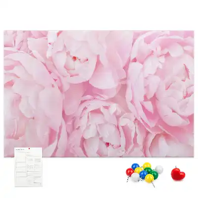 Kork Pinnwand Floristisches Motiv der Blüte