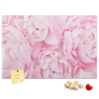 Kork Pinnwand Floristisches Motiv der Blüte