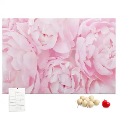 Kork Pinnwand Floristisches Motiv der Blüte
