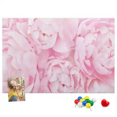 Kork Pinnwand Floristisches Motiv der Blüte