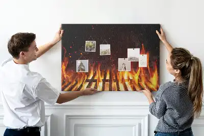 Bilder-Korktafel Grill