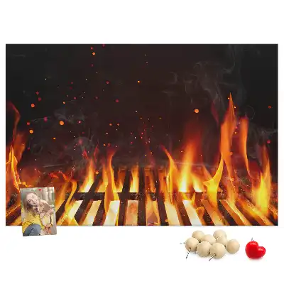 Bilder-Korktafel Grill