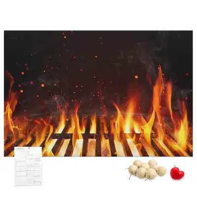 Bilder-Korktafel Grill