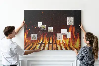 Bilder-Korktafel Grill