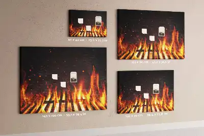 Bilder-Korktafel Grill