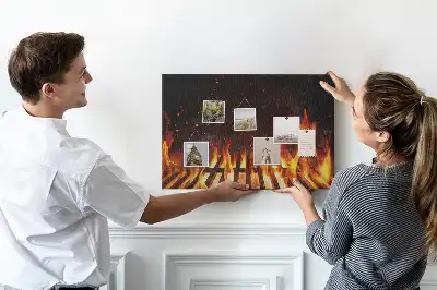 Bilder-Korktafel Grill