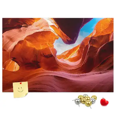 Bedruckte Korkplatte Canyon