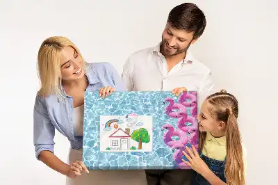 Kork Pinnwand Pusteblumen Flamingos