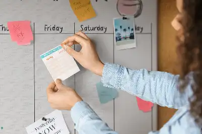 Bilder-Korktafel Wochenorganizer Kakteen