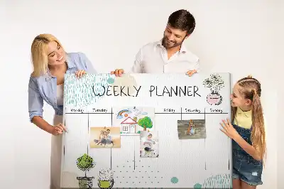 Bilder-Korktafel Wochenorganizer Kakteen