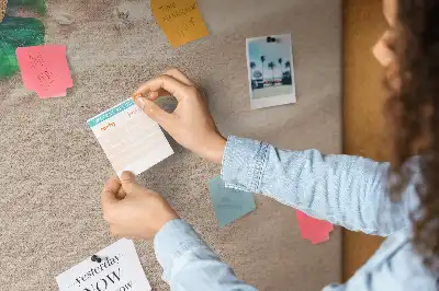 Korktafel mit Motiv Exotischer Sommer