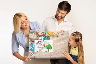 Korktafel mit Motiv Exotischer Sommer