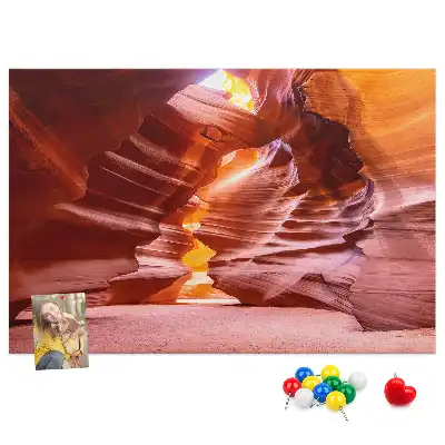 Bilder-Korktafel Antelope Canyon