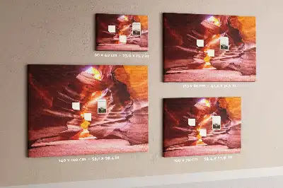 Bilder-Korktafel Antelope Canyon