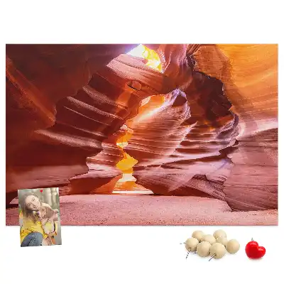 Bilder-Korktafel Antelope Canyon