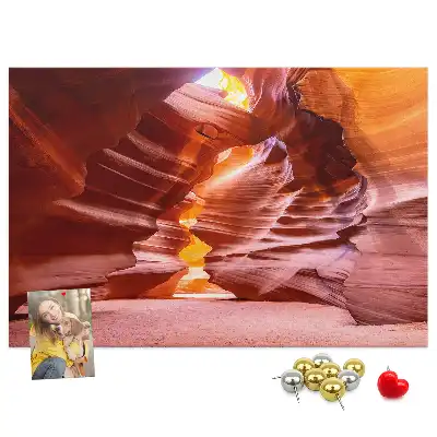 Bilder-Korktafel Antelope Canyon