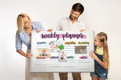 Pinnwand Handgeschriebener Planer