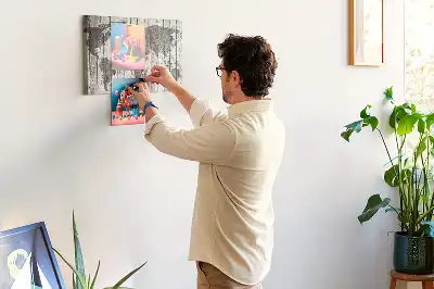 Bedruckte Weltkarte aus Kork