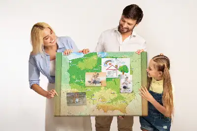 Pinnwand Physische Karte Polens