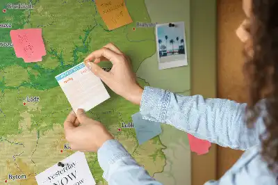 Pinnwand Physische Karte Polens