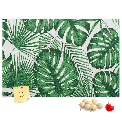Kork-Pinnwand im Monstera-Blatt-Design
