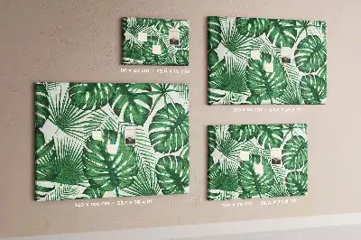 Kork-Pinnwand im Monstera-Blatt-Design