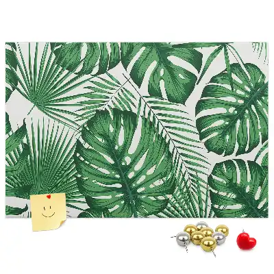 Kork-Pinnwand im Monstera-Blatt-Design