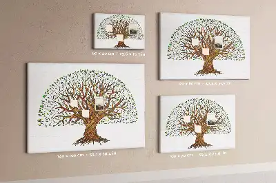 Kork-Pinnwand mit Baumwurzel-Motiv