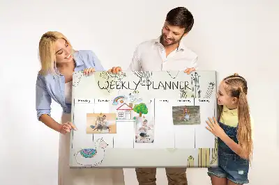 Bilder-Korktafel Sukkulenten Sieben-Tage-Planer
