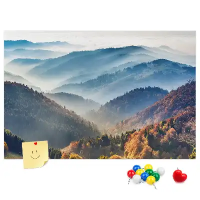 Kork Pinnwand Berglandschaft Natur
