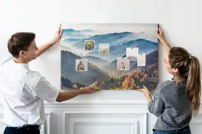 Kork Pinnwand Berglandschaft Natur