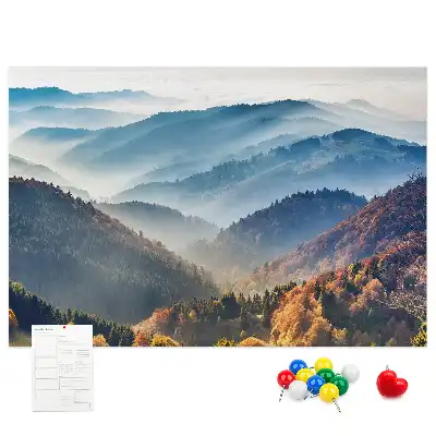 Kork Pinnwand Berglandschaft Natur