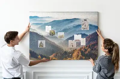 Kork Pinnwand Berglandschaft Natur