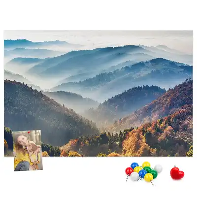 Kork Pinnwand Berglandschaft Natur