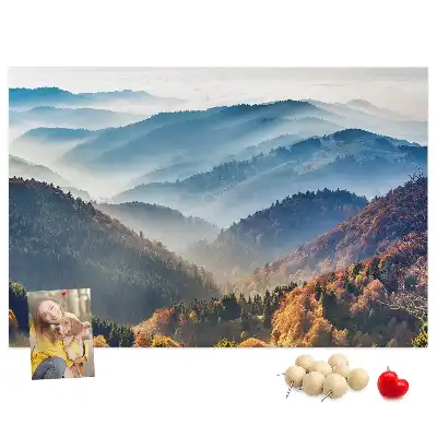Kork Pinnwand Berglandschaft Natur