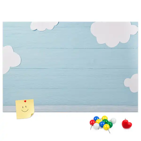 Pinnwand und Tafel für Kinder