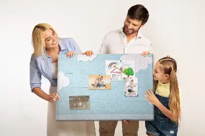 Pinnwand und Tafel für Kinder