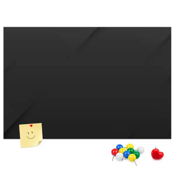 Bedruckte Korkplatte Dunkle Wand Muster