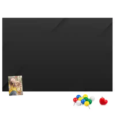Bedruckte Korkplatte Dunkle Wand Muster