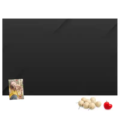 Bedruckte Korkplatte Dunkle Wand Muster