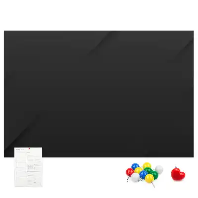 Bedruckte Korkplatte Dunkle Wand Muster