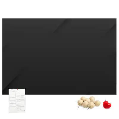 Bedruckte Korkplatte Dunkle Wand Muster