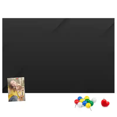 Bedruckte Korkplatte Dunkle Wand Muster