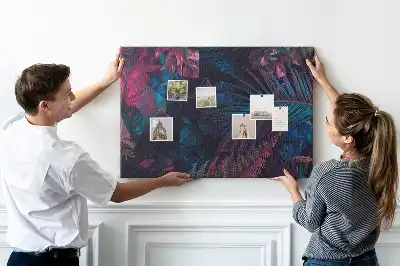 Bilder-Korktafel Exotische Blumen