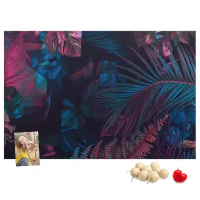 Bilder-Korktafel Exotische Blumen